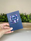 Anxious but Alive Cat Dark Blue Mini Daily Planner Notebook