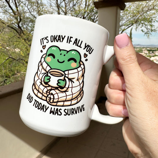 Froggy Surviving 15oz Mug