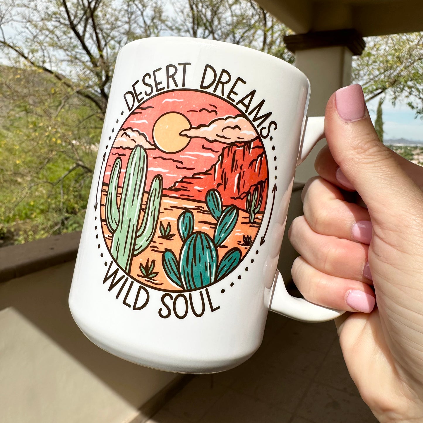 Desert Dreams Wild Soul Sunset 15oz Mug