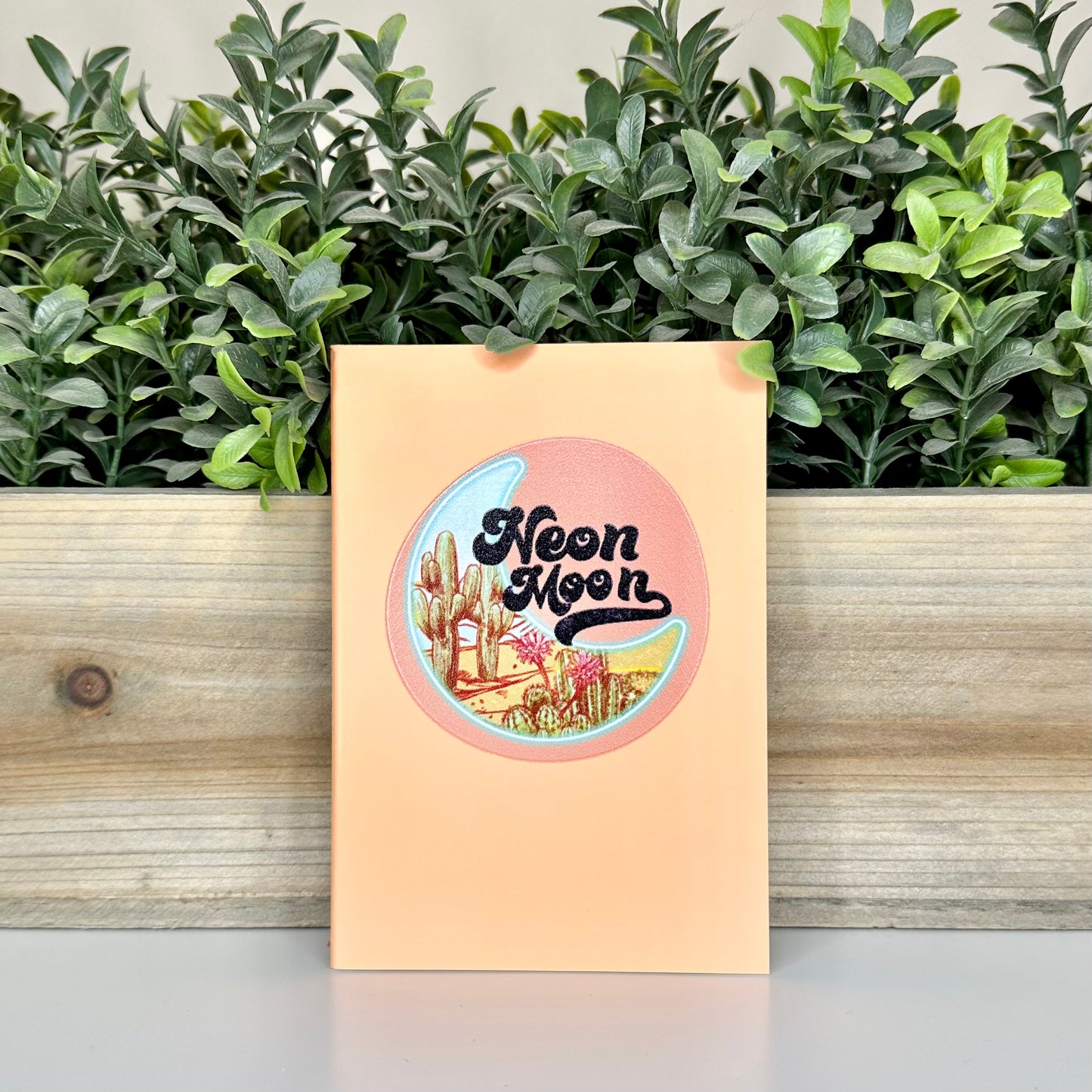 Neon Moon Mini Daily Planner Notebook